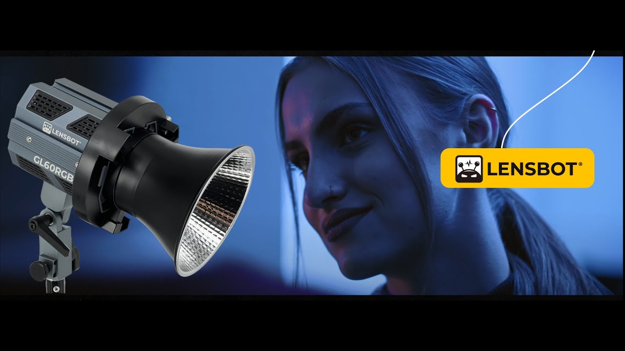 LENSBOT GL60 / GL60RGB / GL100X - Mini COB led světla pro foto a video - Bowens Mount