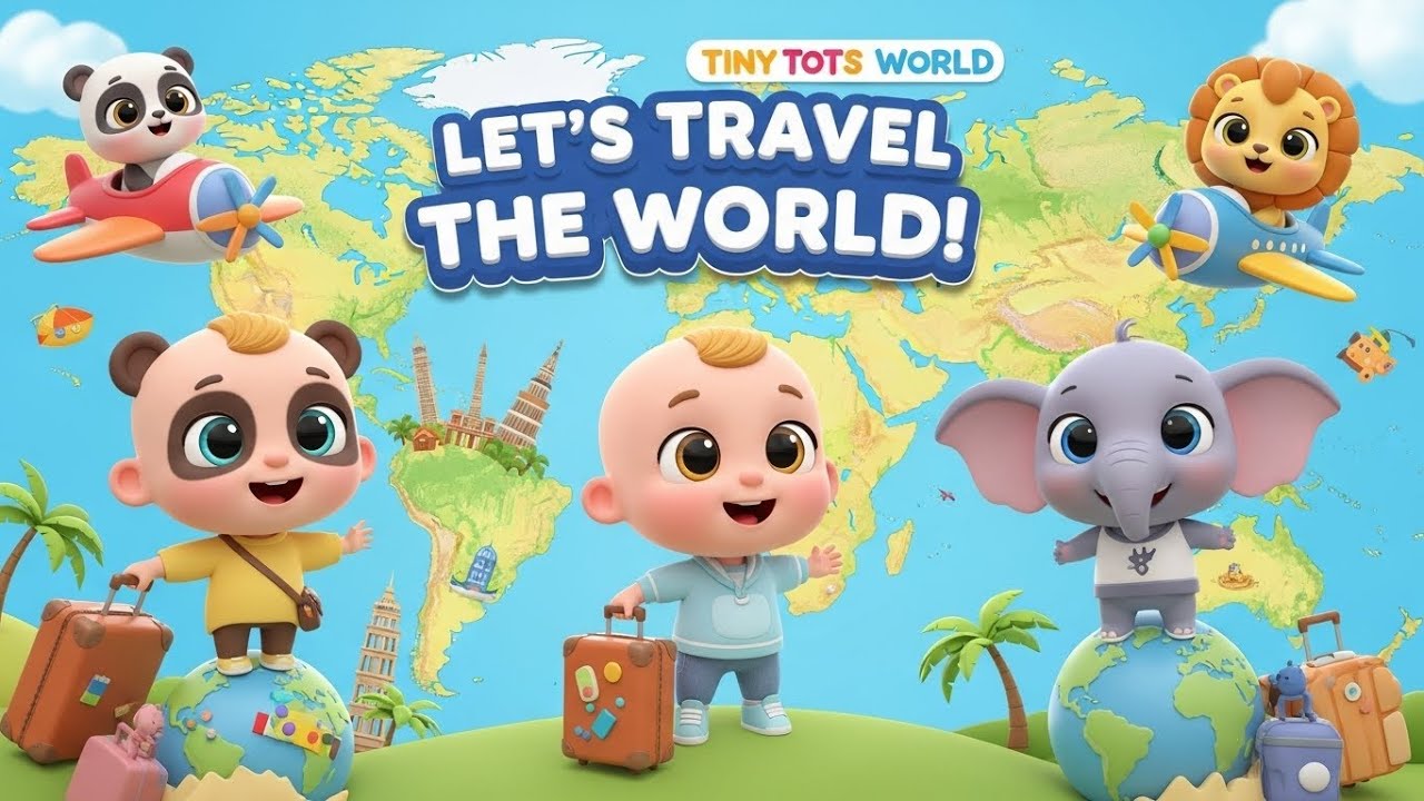 Let’s Travel the World! 🌍 Baby Song Adventure