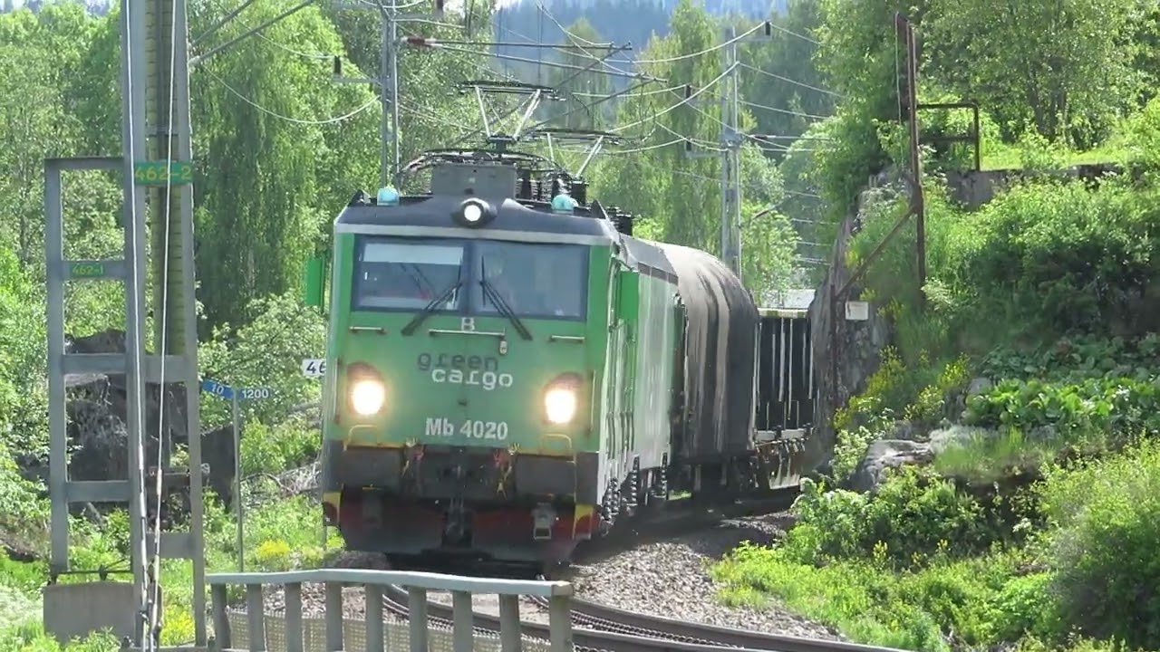 Green Cargo Mb St&aring;lpendeln Kramfors 8juni25.