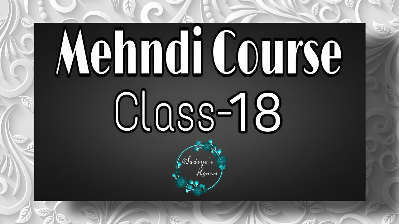 Mehndi class-18 | Bridal Mehndi Class | Bridal Palm Mehndi | Mehndi course | Mehndi kaise lagaye