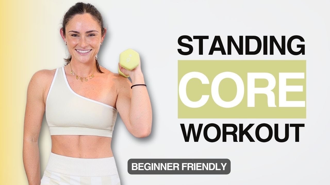 Day 5: Standing Core Workout for a stronger and tighter core  || Diastasis Recti Friendly