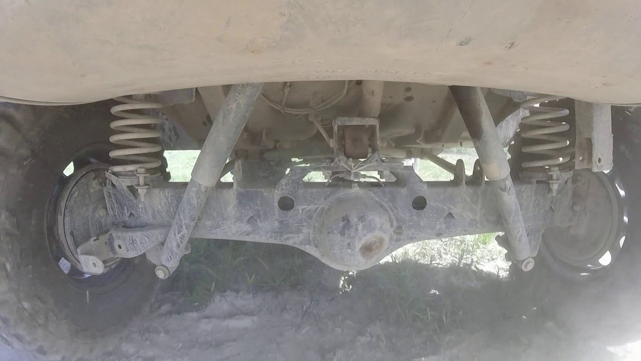 Lada Niva rear axle 3 links upgrade TEST