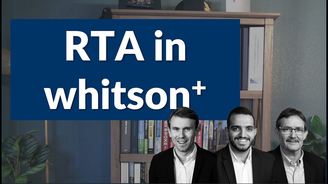RTA in whitson+ | 2024