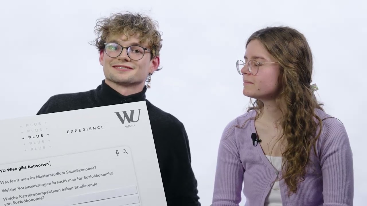 How to master Sozioökonomie  | WU Wien gibt Antworten
