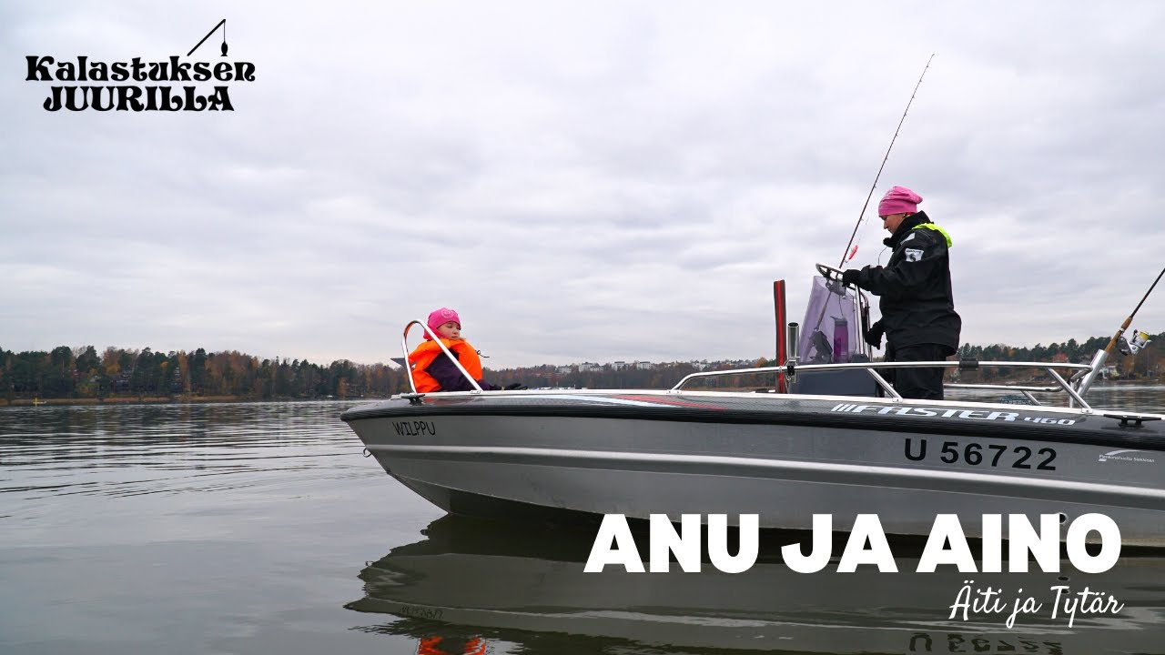Anu ja Aino merell&auml; kalassa | Kalastuksen juurilla
