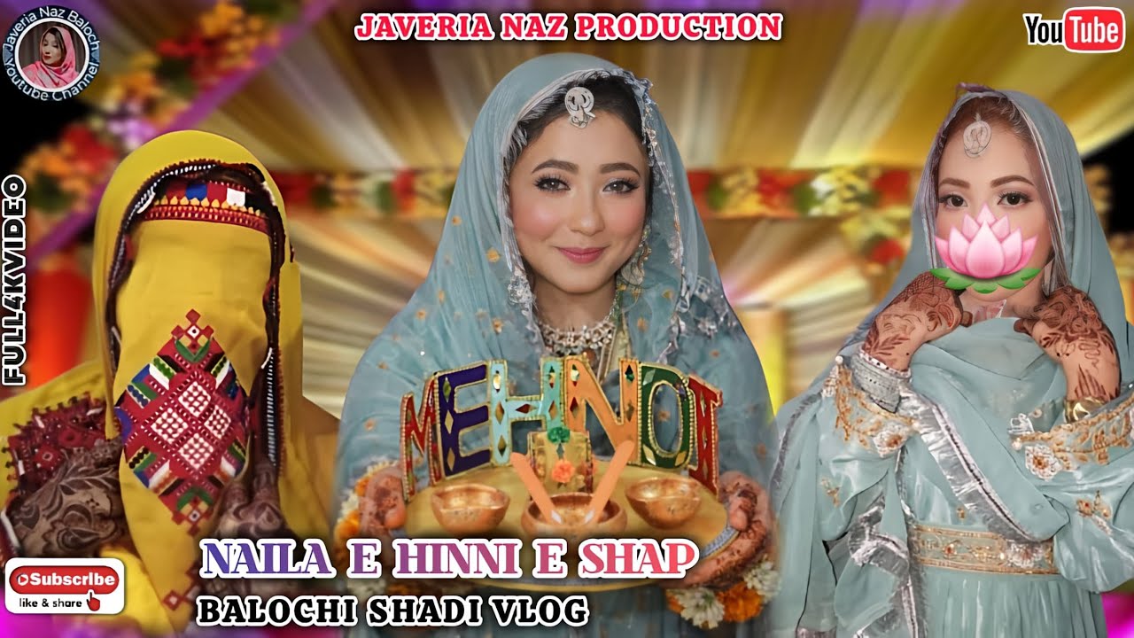 JAVERIA Naz BALOCH/NAILA E HINNI E SHAP/BALOCHI SHADI VLOG/2026#javeria #vlog #enjoy #video 