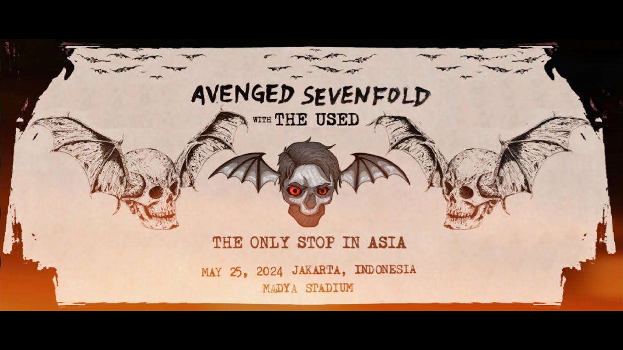 Avenged Sevenfold Live At Stadion Madya, Jakarta, Indonesia 25-05-2024 Re-Edited