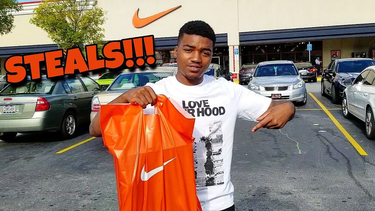 JAYY GOT JORDANS FOR A STEAL AT THE NIKE OUTLETS!!!