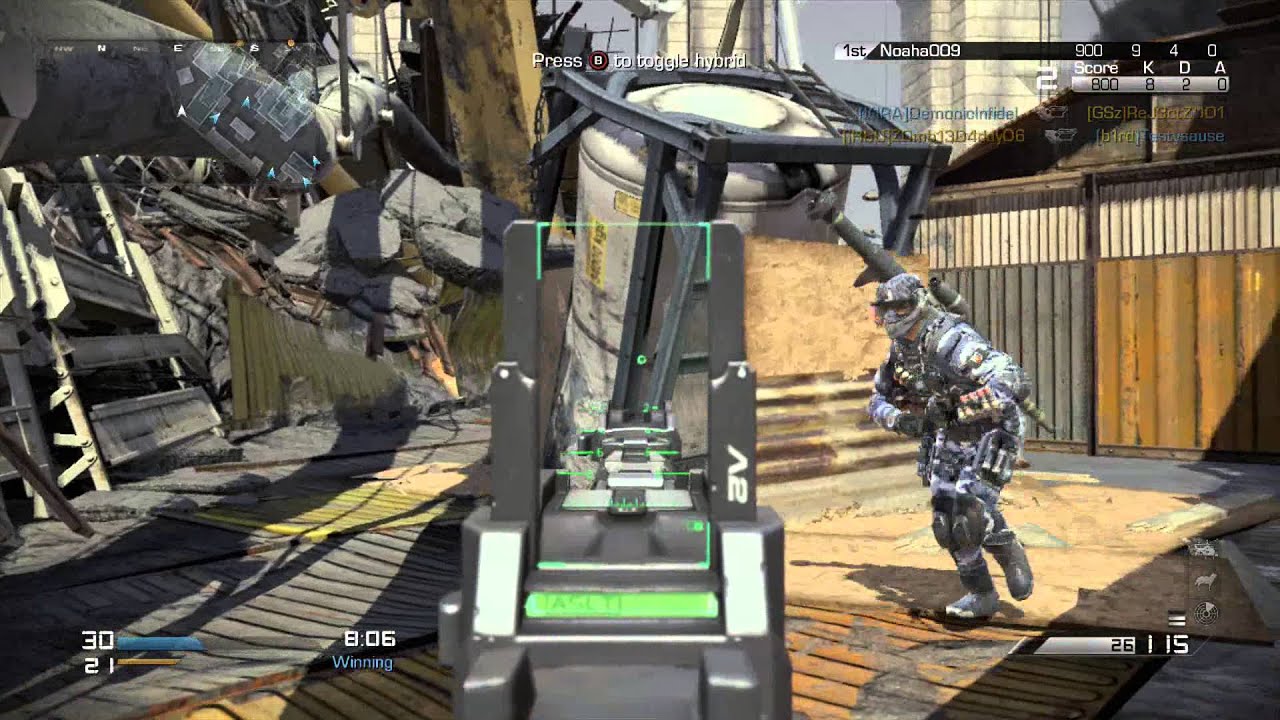 Call Of Duty Ghost DLC 2 Devastation Collision with Ripper game-play
