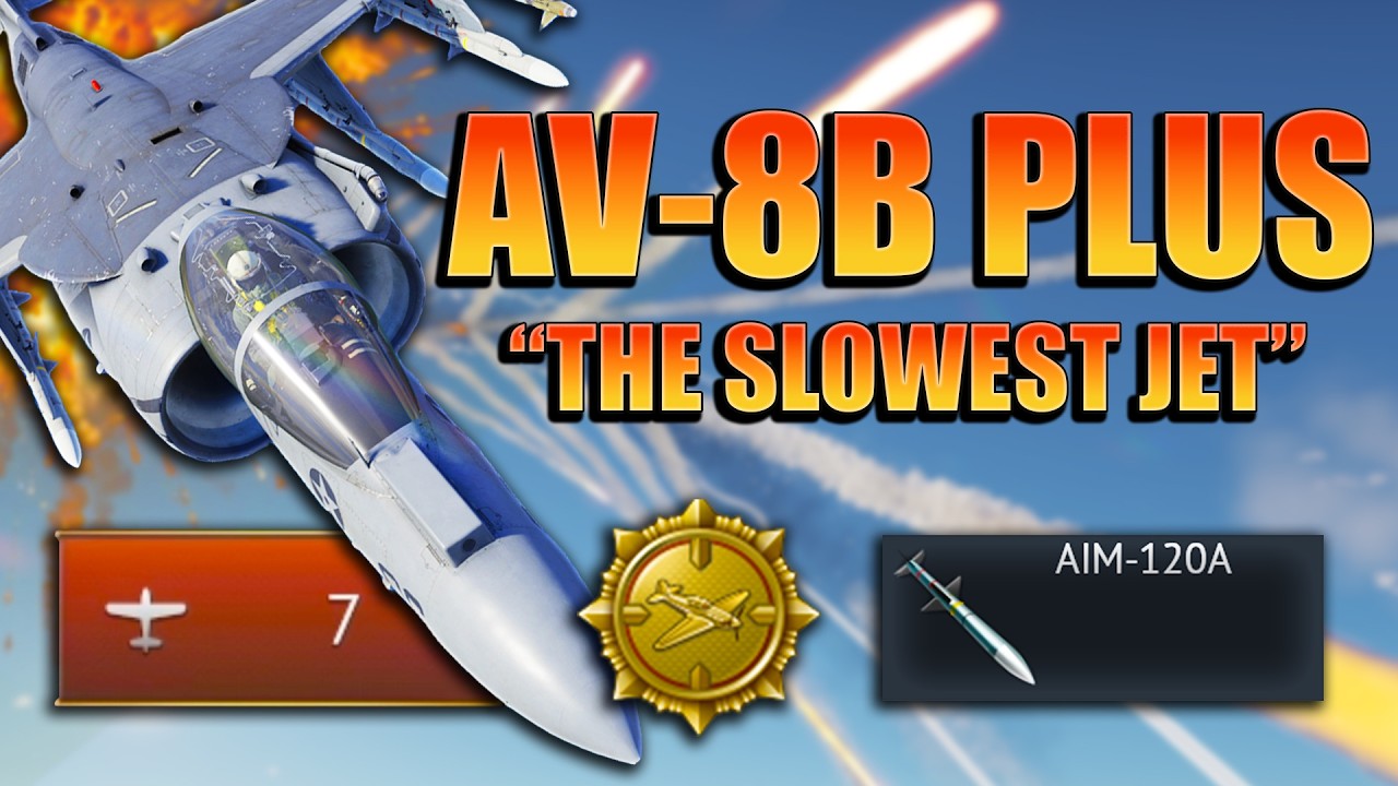 AV-8B PLUS с FOX 3: УДИВИТЕЛЬНО средний