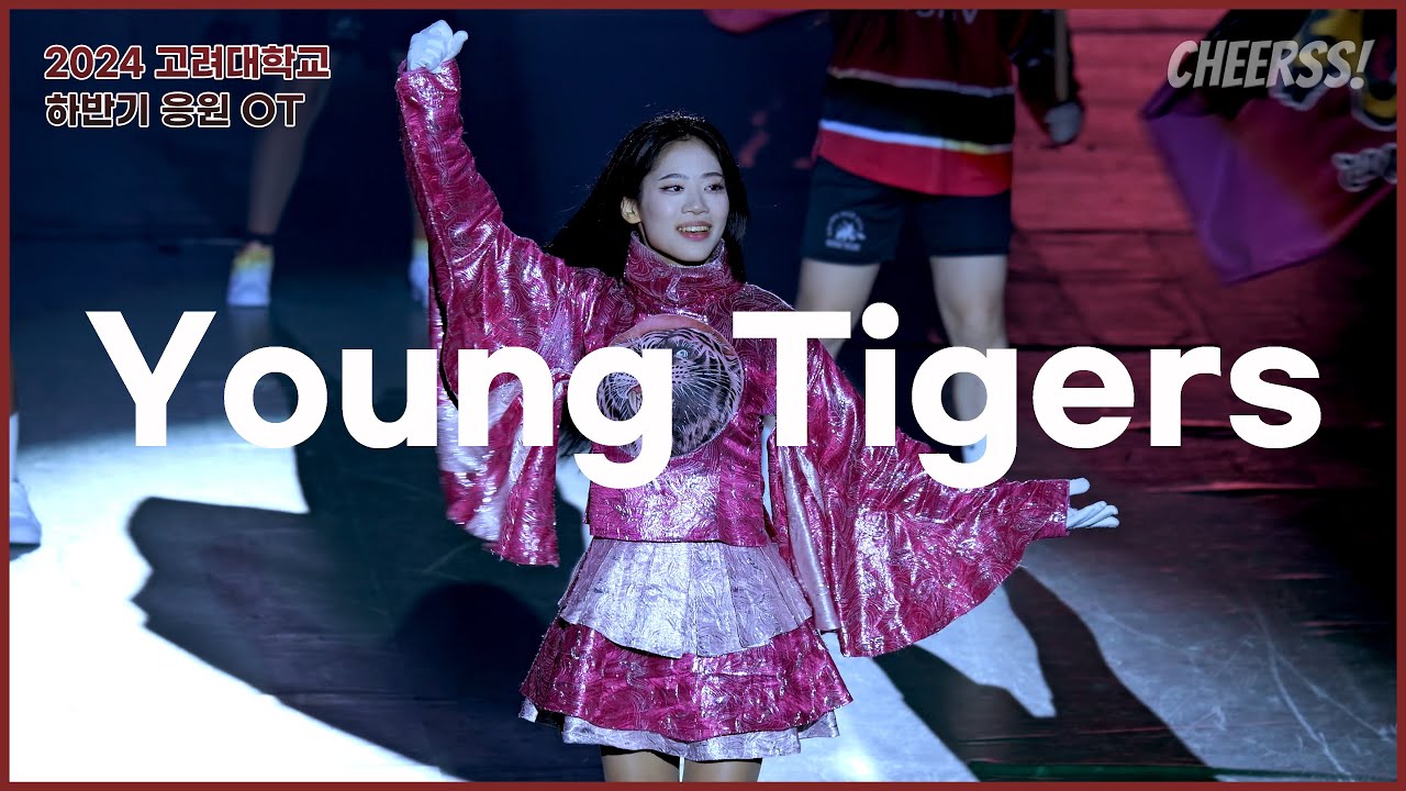 영타이거즈와 함께 하는 부단장 퍼포먼스 '백야 + 엘리제를 위하여 + Forever + Young Tigers' 고려대학교 2024 하반기 응원 OT 4k 60p 고대 @화정체육관