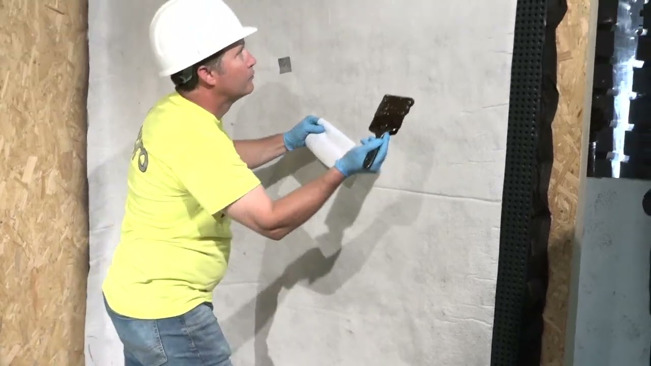 12 - E.Proformance Slipsheet Shoring - Pre-applied Shoring Wall Application
