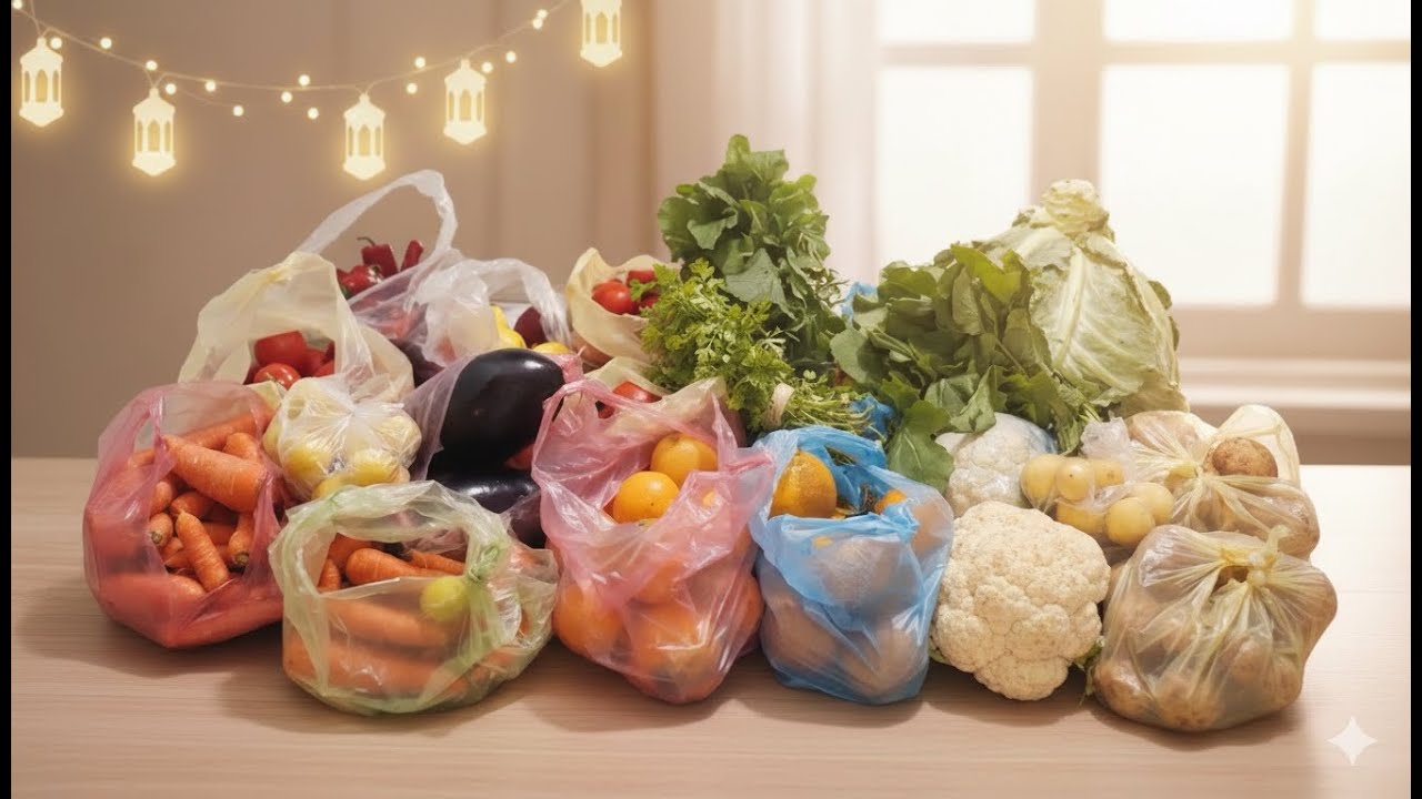 مشتريات الخضار و الفاكهة لرمضان من مطبخ الشيف هناء ناجي