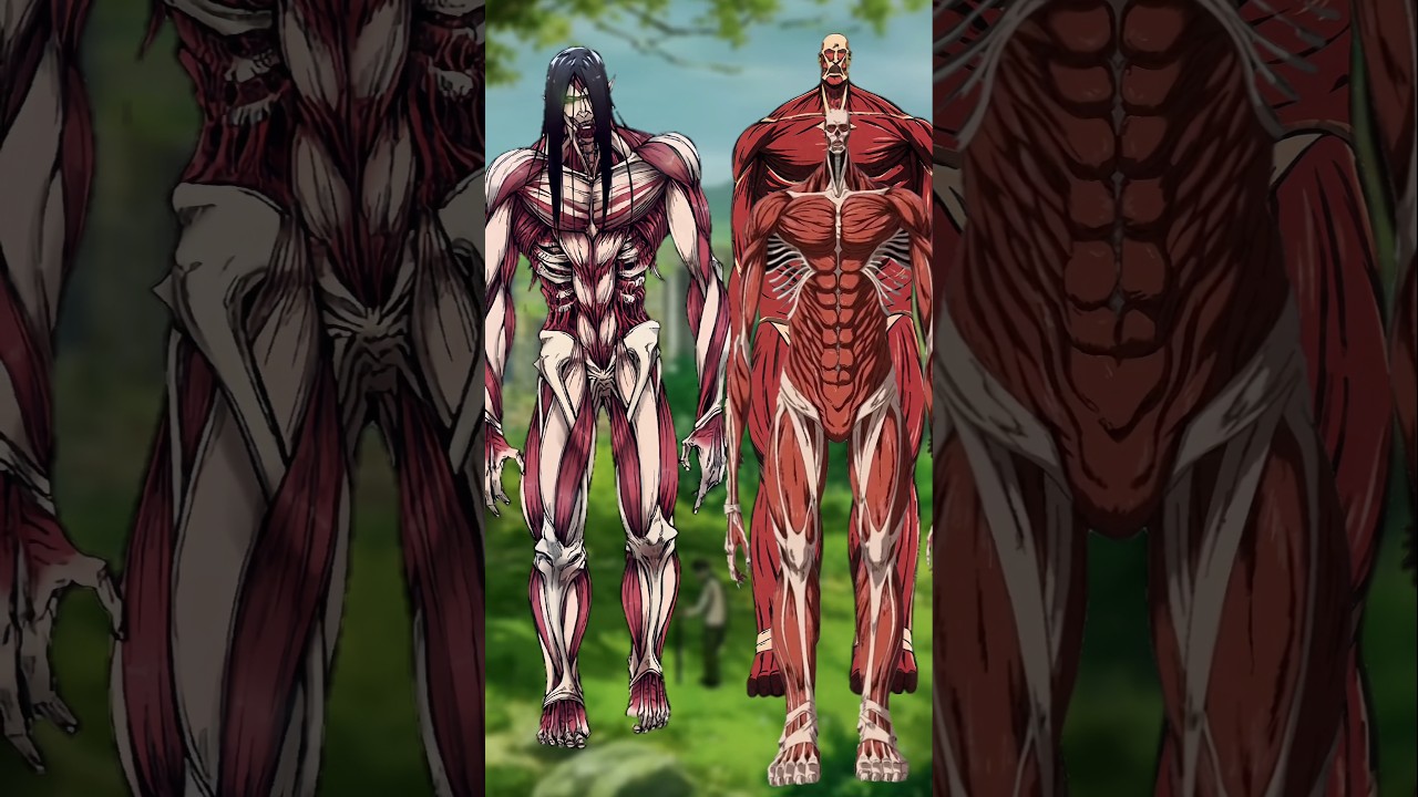 Eren Founding Titan Vs Bertholdt&Armin Colossal Titan