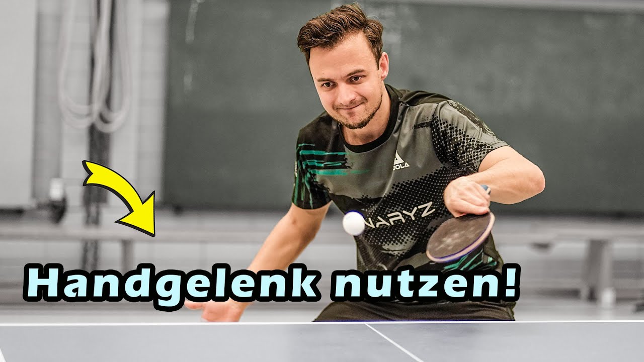 Unterschnitt und Seitschnittaufschläge lernen für Anfänger