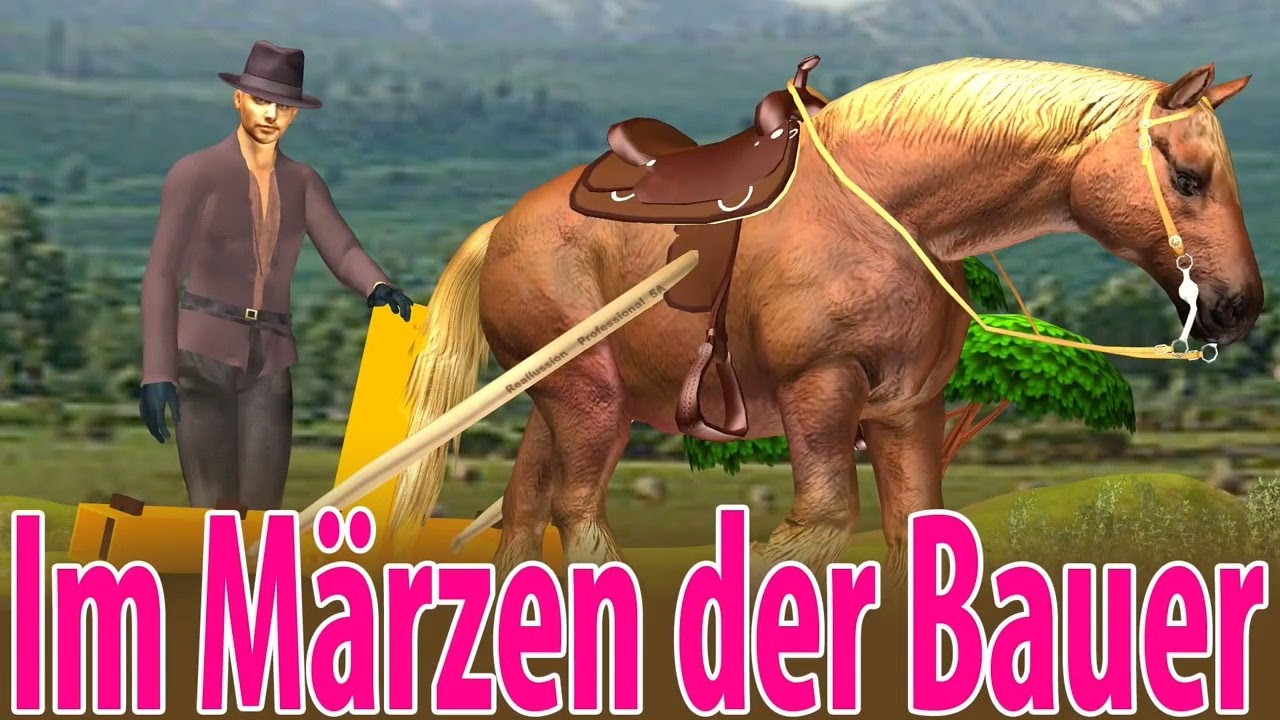 Im M&auml;rzen der Bauer 3D | Kinderlieder deutsch