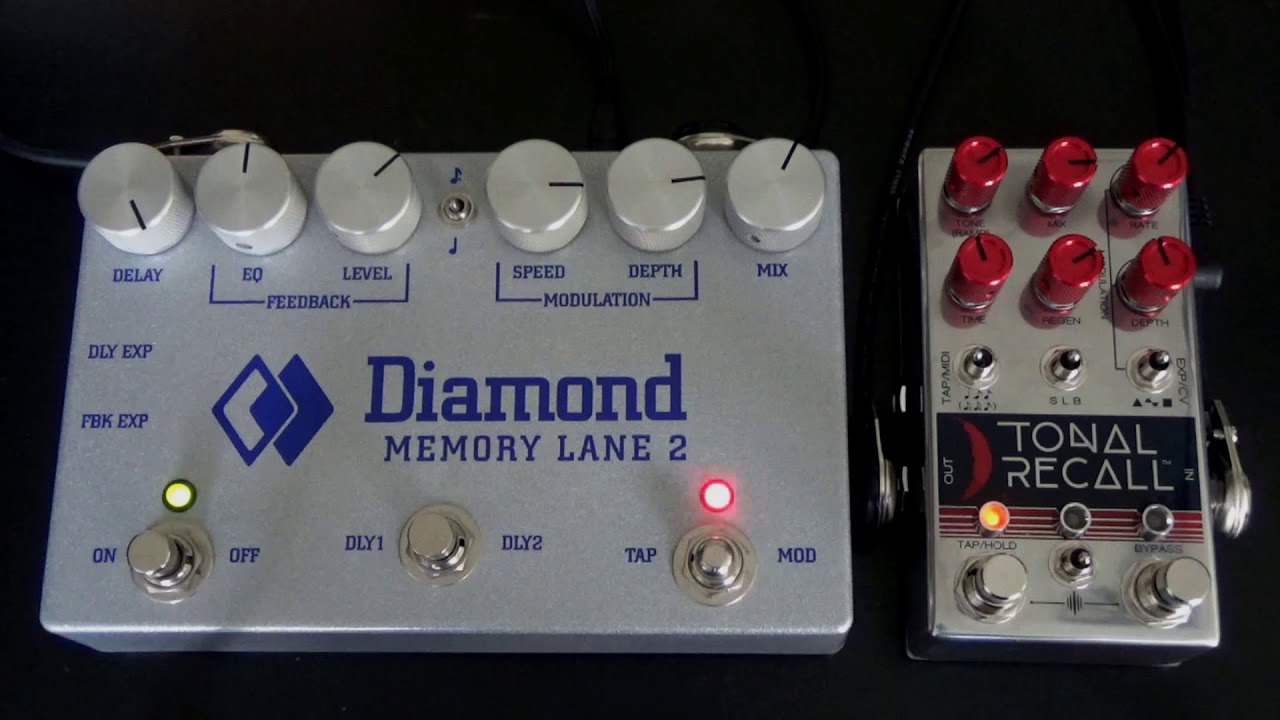 Chase Bliss Audio Tonal Recall RKM vs. Diamond Memory Lane 2