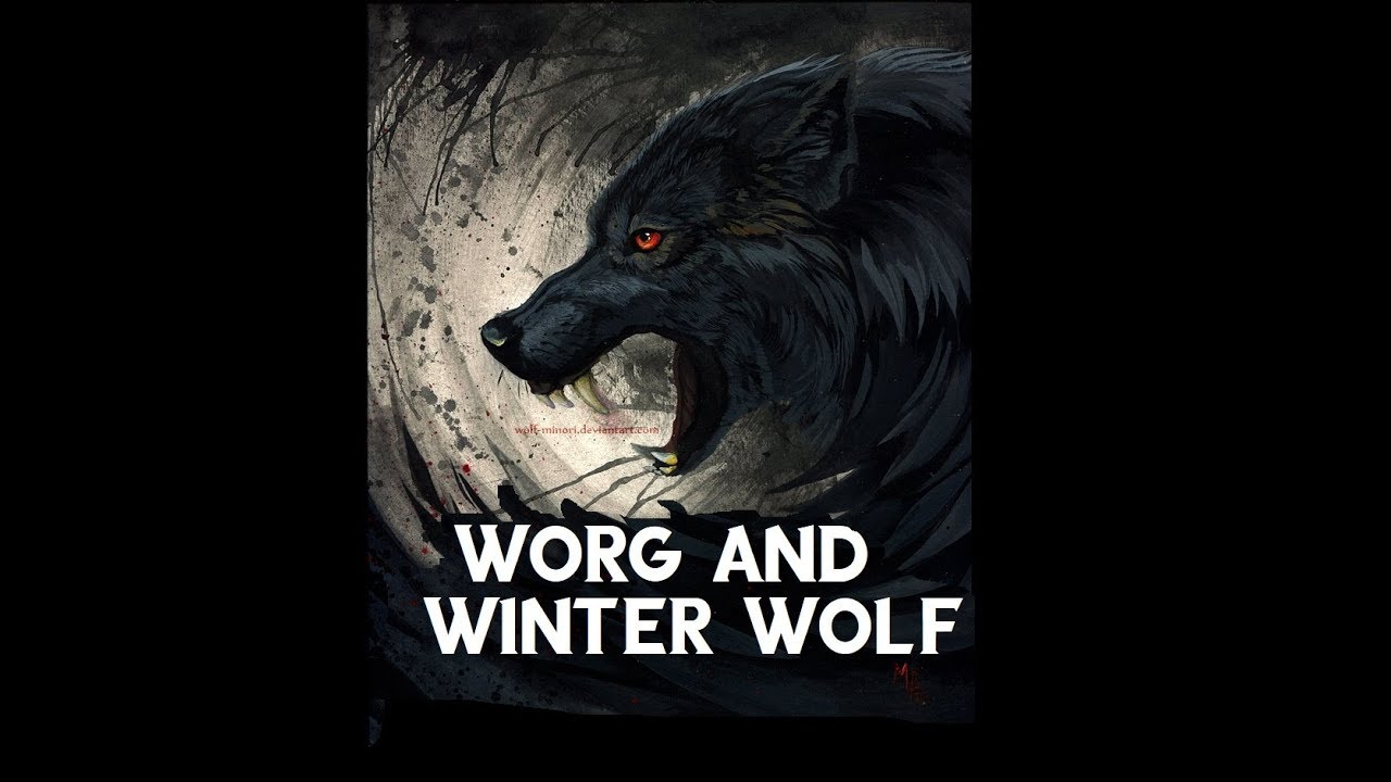 Dungeons and Dragons Lore: Worg and Winter Wolf