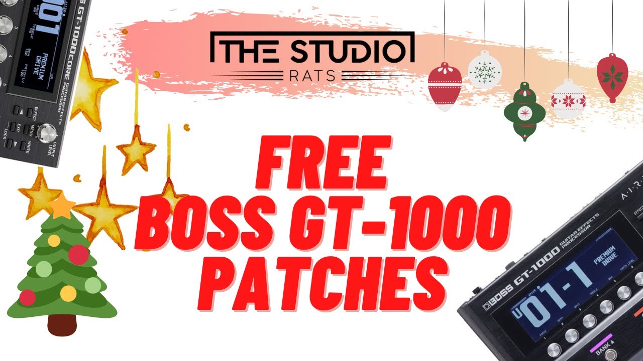 Free Boss GT-1000 Patches.
