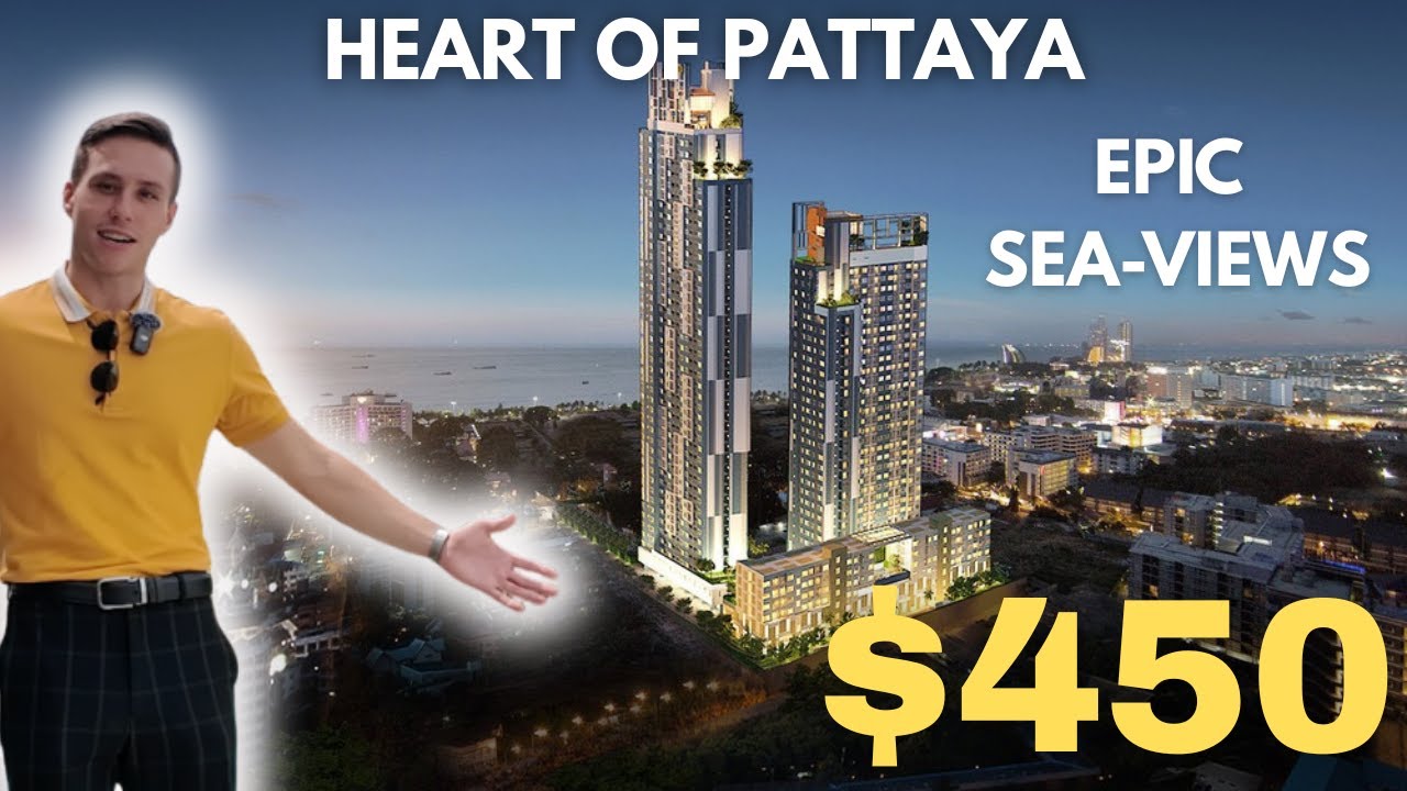 Condo for Rent with EPIC Sea Views at The Heart of Pattaya for $450!