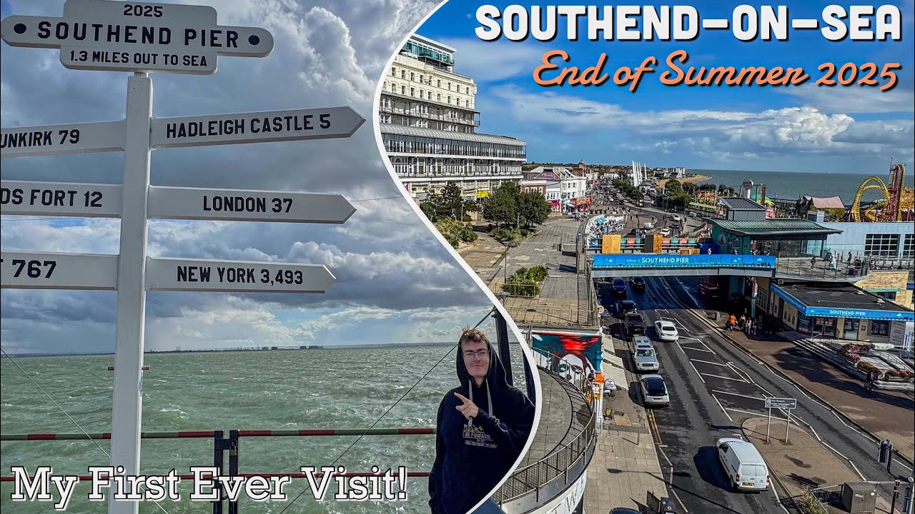 Taking a Look Around Southend-on-Sea For The First Time | Pier, Adventure Island, Cliff Lift & More!