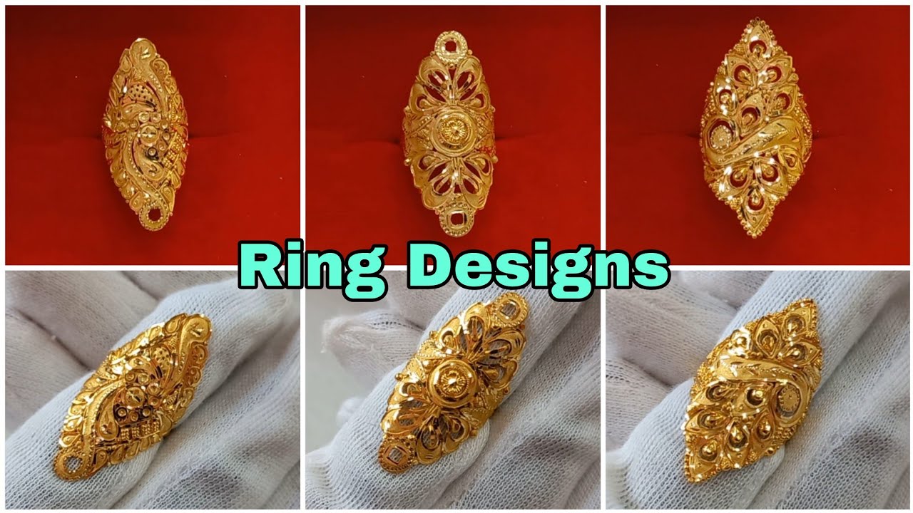 Women's Ring Designs In Gold With Price | Gold Ladies Ring Design @trisha gold art