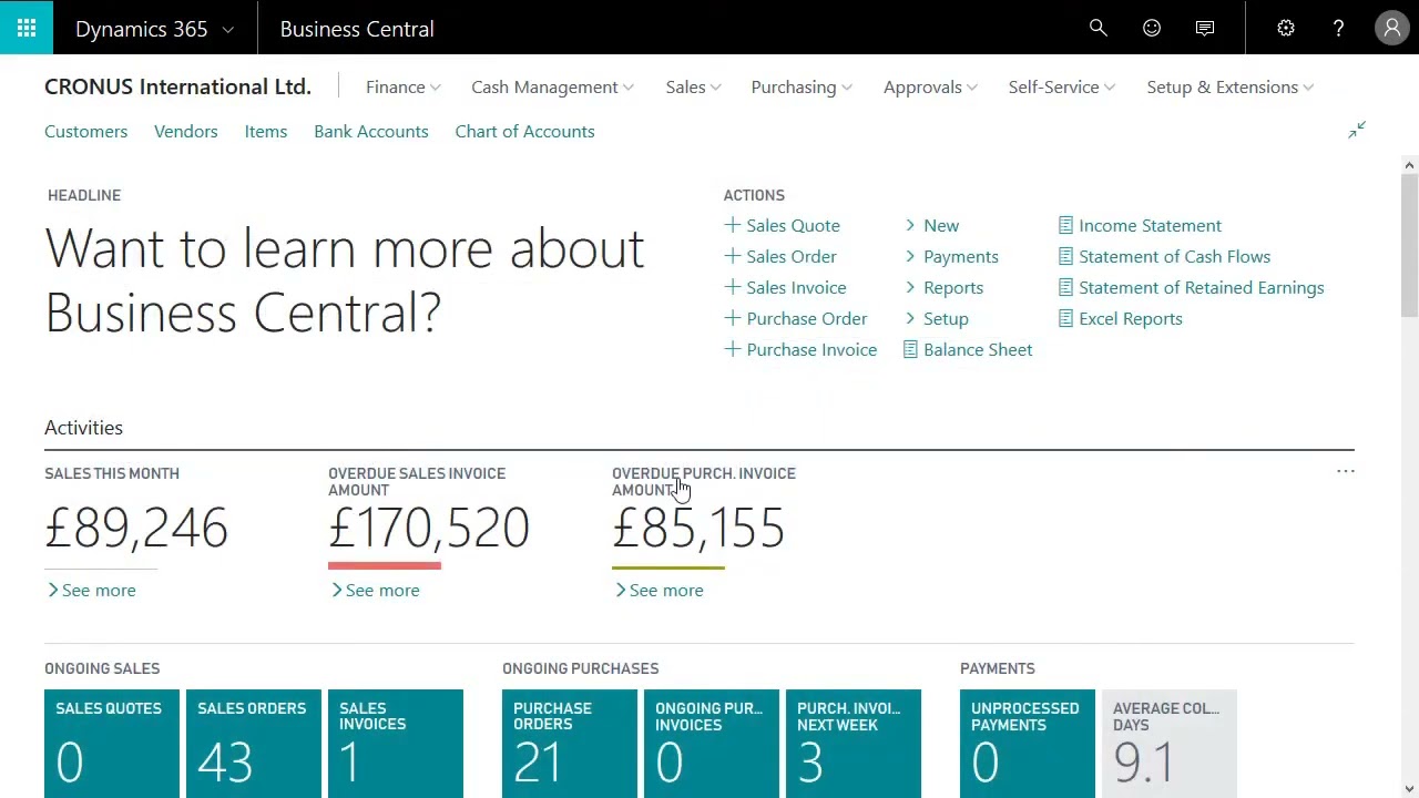 06 - Dynamics 365 Business Central - Processing Recurring Journals