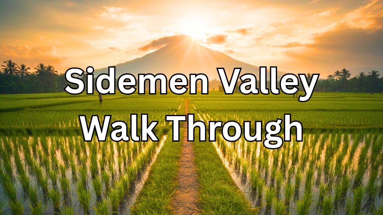 Walking through the World’s Most Beautiful Rice Fields: Sidemen Bali POV
