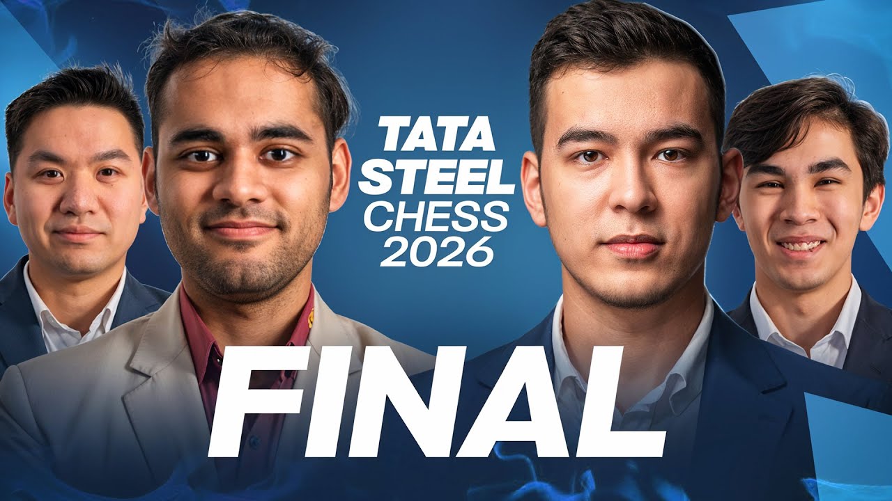FINAL - Abdusattorov vs Erigaisi,  Sindarov vs Nguyen | TATA STEEL CHESS 13-tur