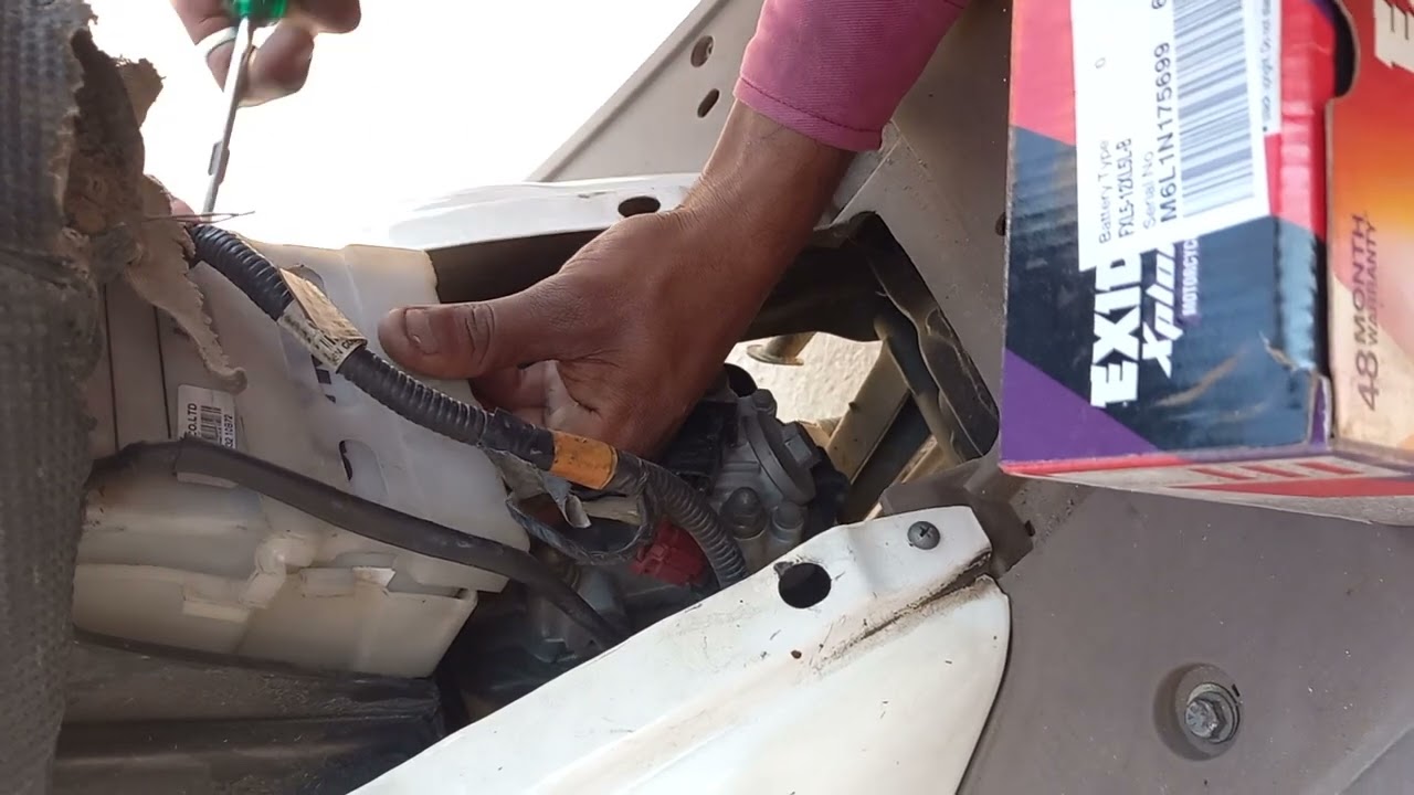 How to Replace TVS WEGO Battery