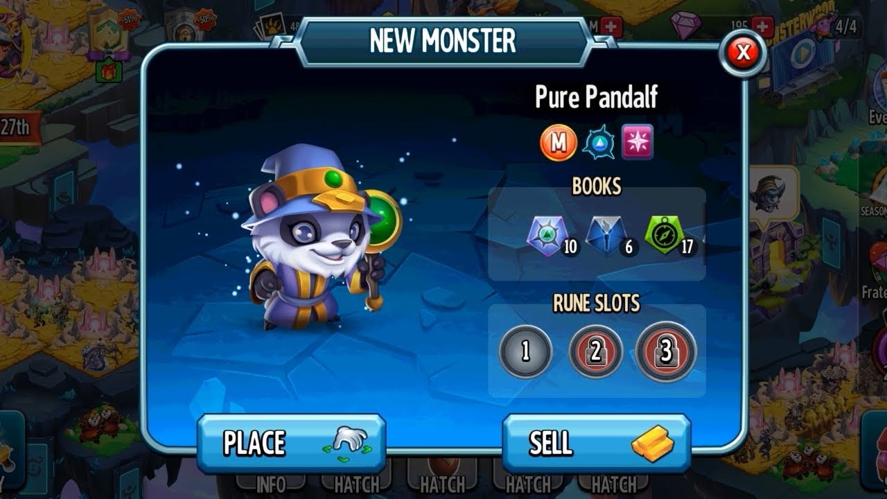 Hatching pure pandalf and rank pushing for top 1|| monster legends gameplay 