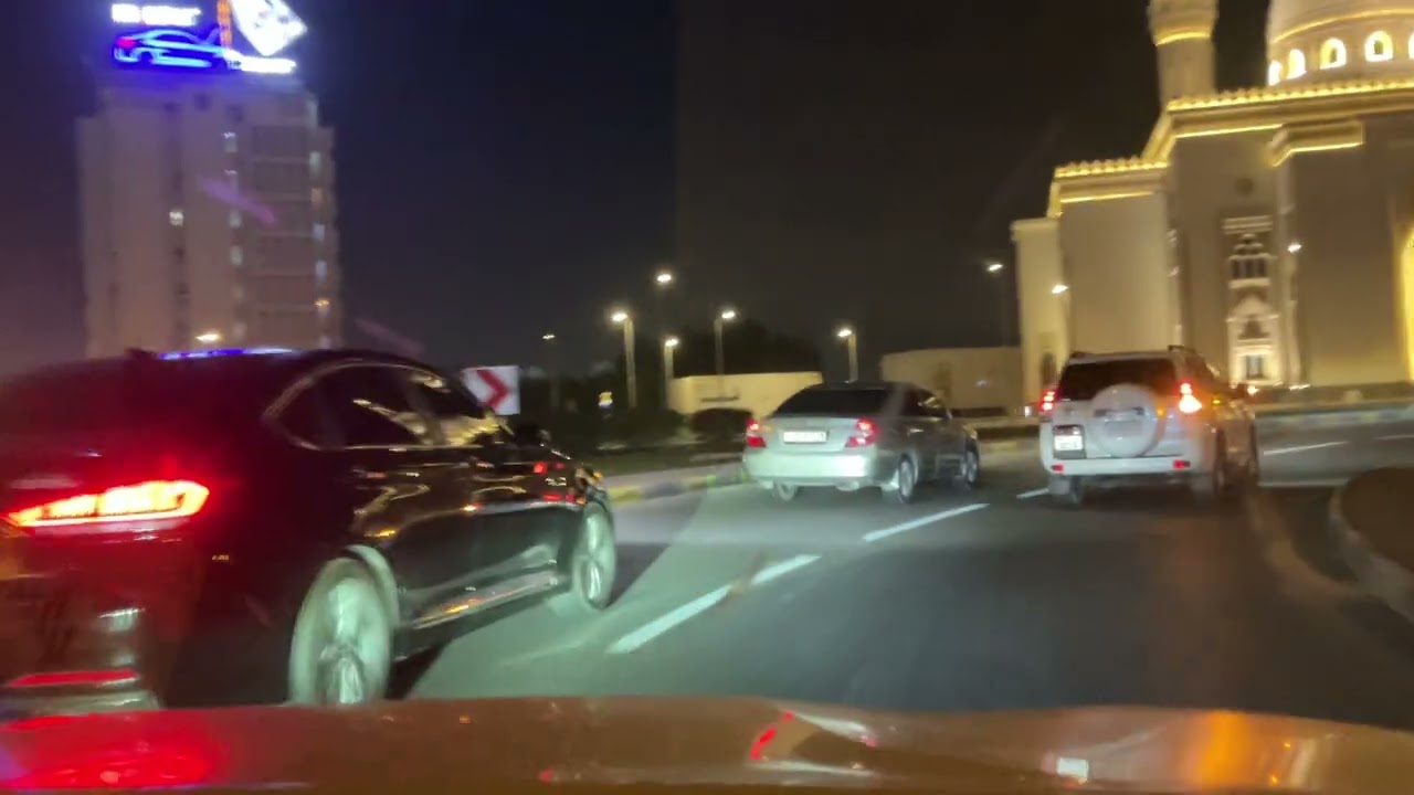 Driving from Dubai to Sharjah 