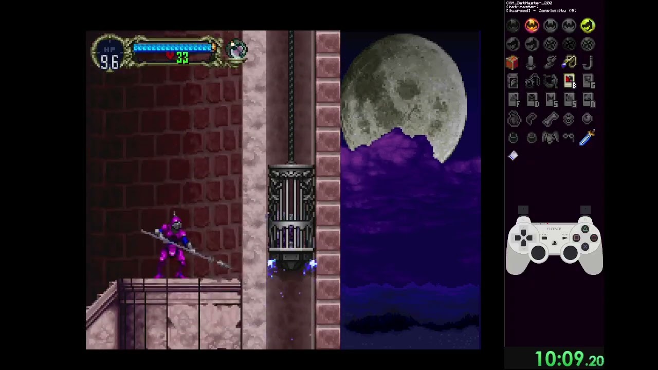 Castlevania SOTN Batmaster #200.3 (still slow)