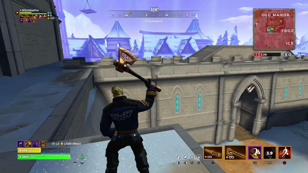 Realm Royale (Short) Perfect finish axe throw🌸 Warrior