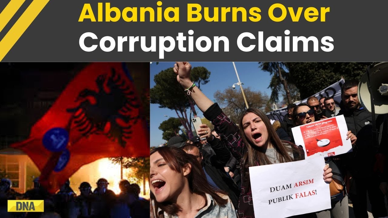 Albania Protest: Tirana Protests Explode As Deputy PM Indicted Over Massive Corruption Scandal