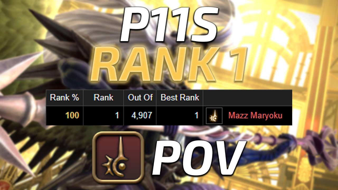 [FF14 6.4] P11S RDM PoV - 10:33 - Rank 1 (13506.7 rDPS)