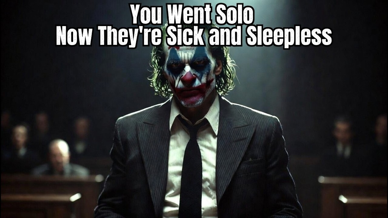 THEY'RE LOSING SLEEP BECAUSE YOU FIGURED OUT HOW TO WIN ALONE... AND IT'S KILLING THEM