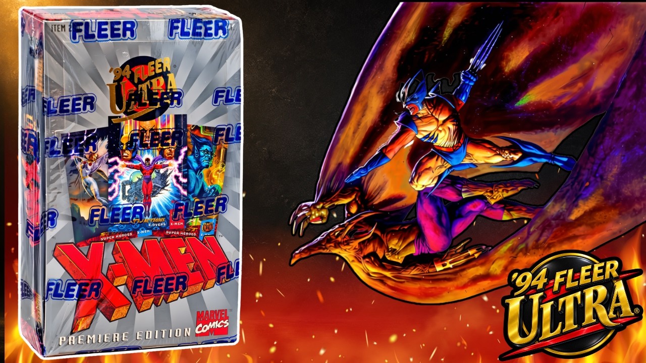 Распаковка Fleer Ultra X Men 1994 года! Он сломался?!