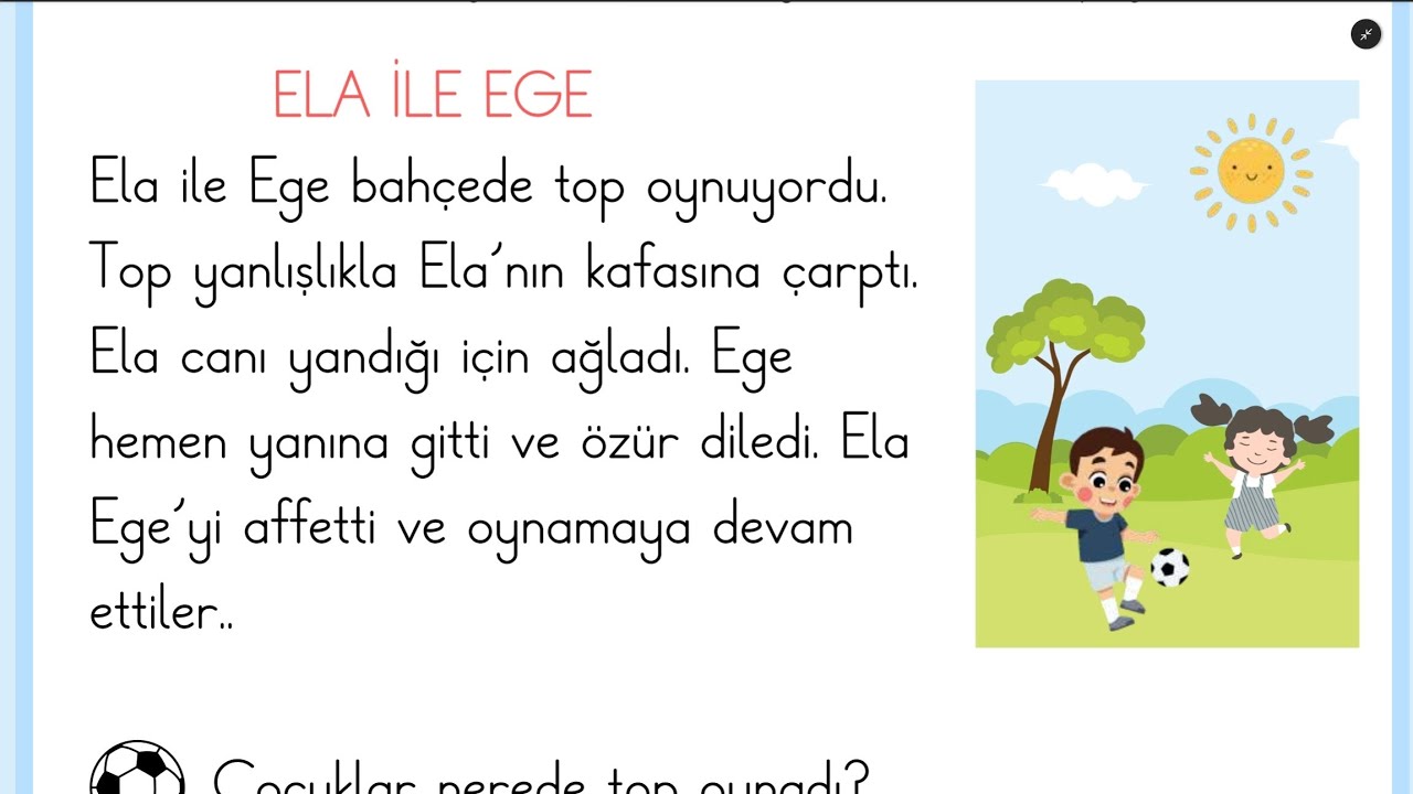 1. SINIF ARA TATİL ALIŞTIRMA