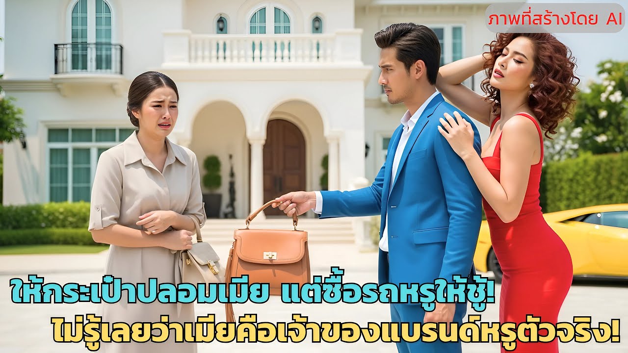 ให้กระเป๋าปลอมเมีย แต่ซื้อรถหรูให้ชู้! ไม่รู้เลยว่าเมียคือเจ้าของแบรนด์หรูตัวจริง