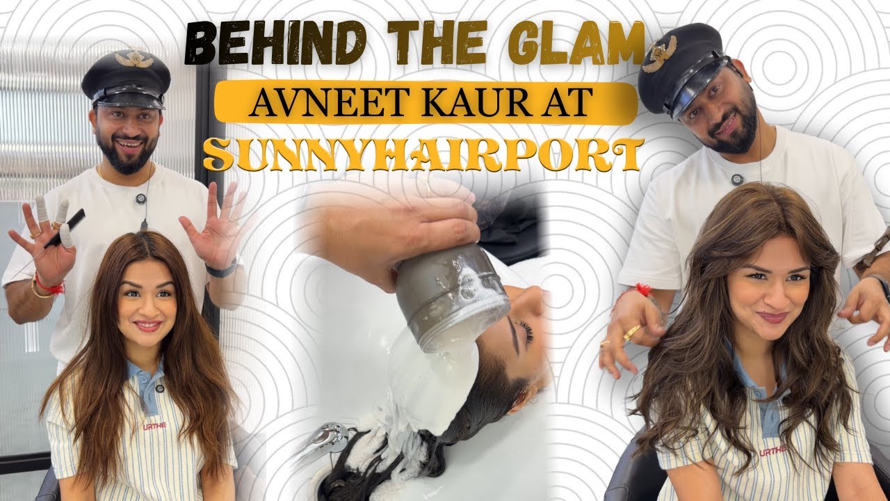 ​@Avneet Kaur  Gets a Dream Hair Makeover at SunnyhairPort #avneetkaur #hairtransformation