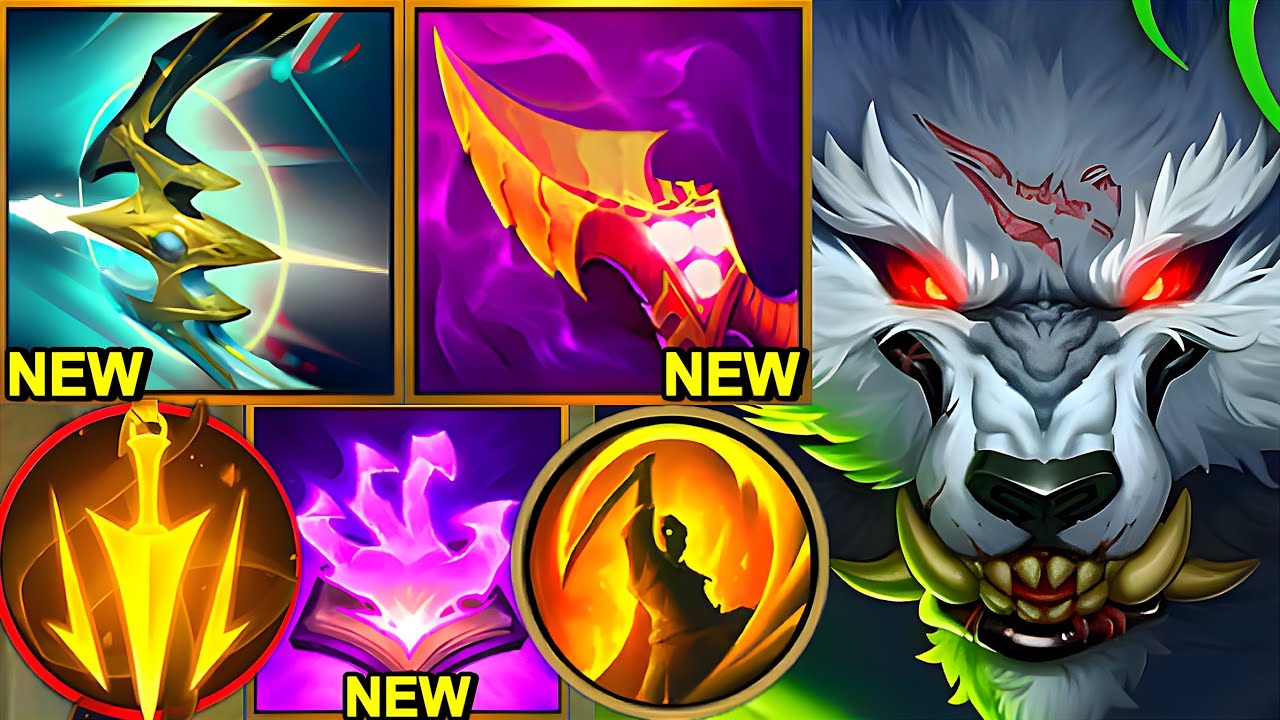 Wild Rift China Warwick - 26KILL PENTA !? NEW Terminus MAX AP Warwick Build Runes