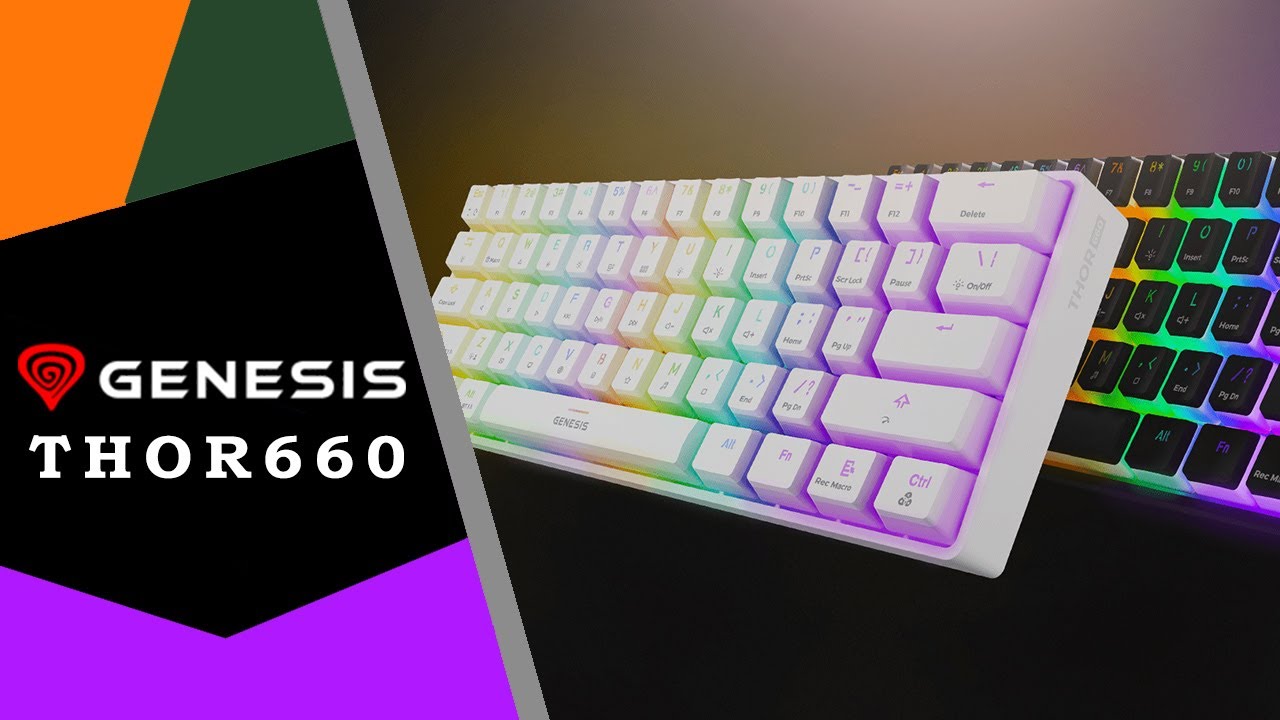 Genesis Thor 660 🎯 60% klawiatura mechaniczna dla graczy / Recenzja 4K
