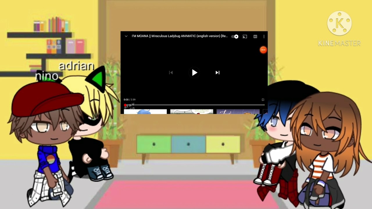 mlb react to I am ladybug (my first video)part 1