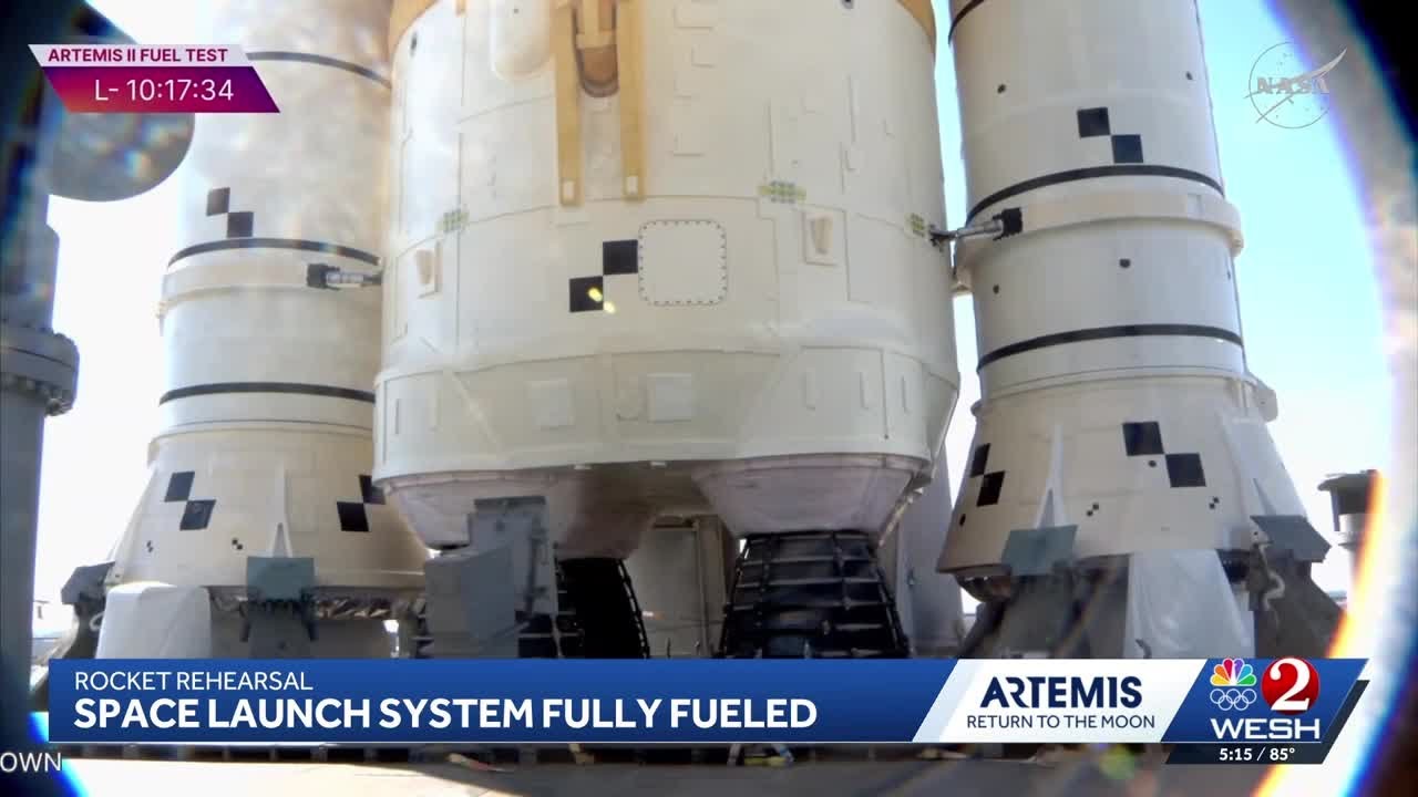 Artemis II: Second wet dress rehearsal underway