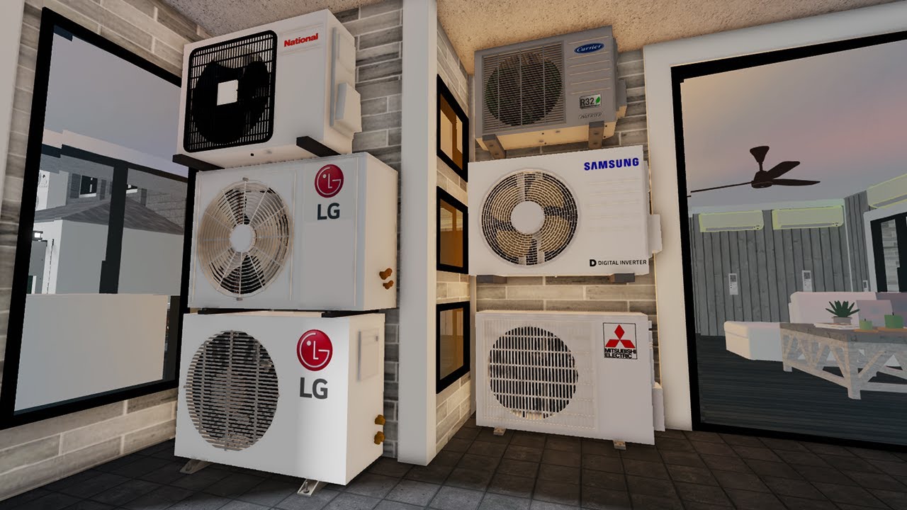 LOL House with air conditioner update | Roblox