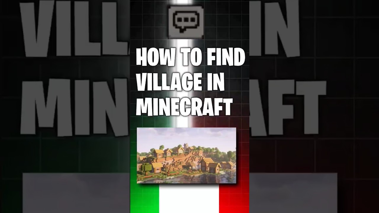 HOW TO FIND VILLAGES IN MINECRAFT || MINECRAFT || VILLAGE IN MINECRAFT #minecraft #village