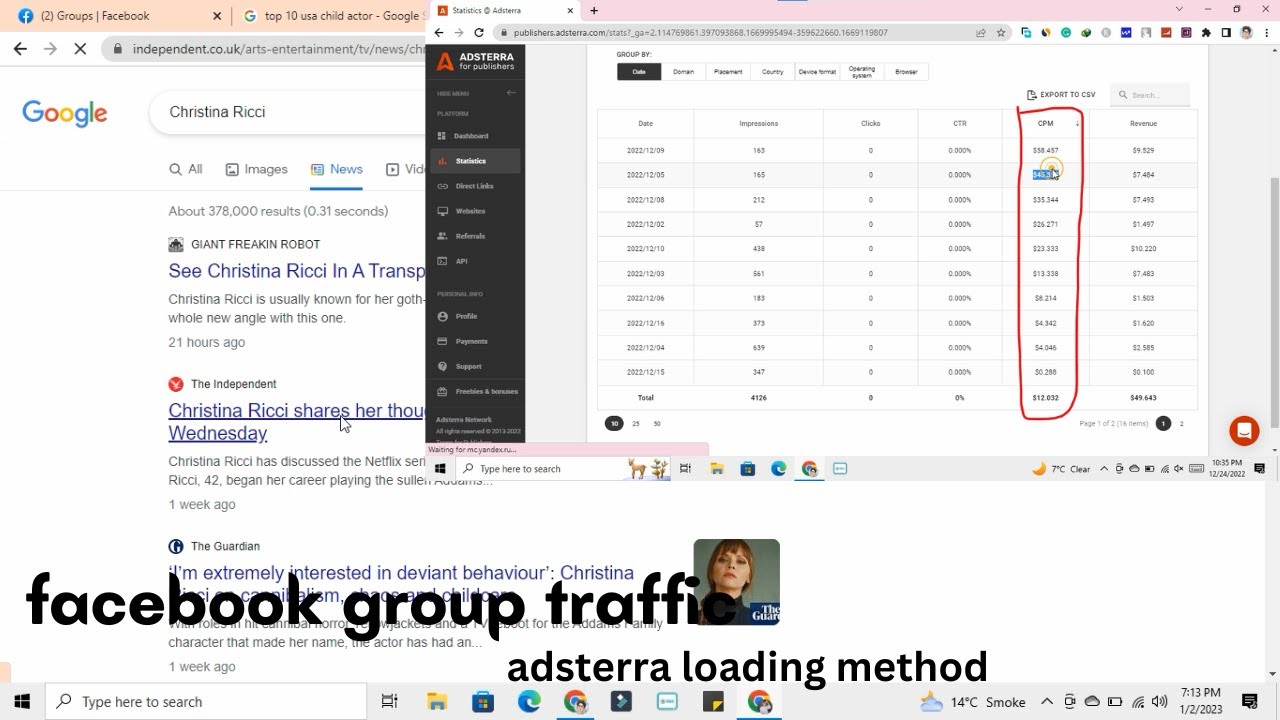 adsterra earning tricks | adsterra loading method | adsterra arbitrage | facebook group traffic