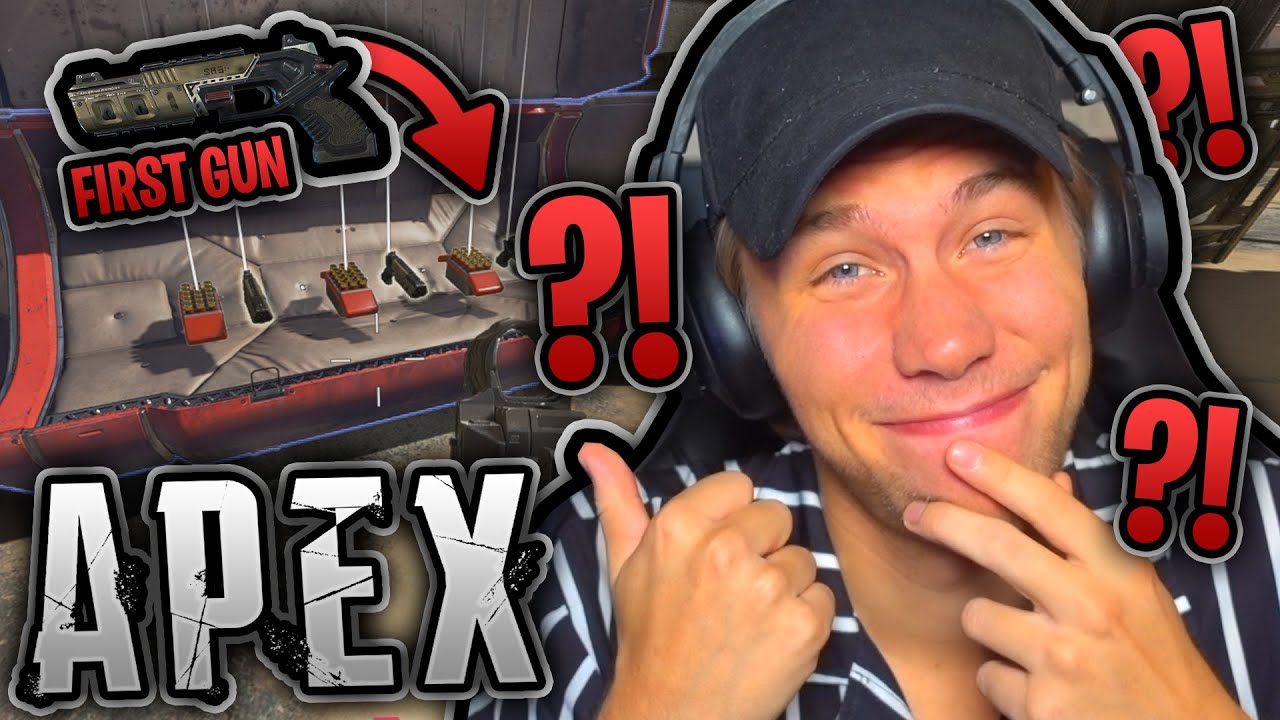 Spiller APEX LEGENDS, men vi kan kun bruke det f&oslash;rste v&aring;penet man finner... 👀