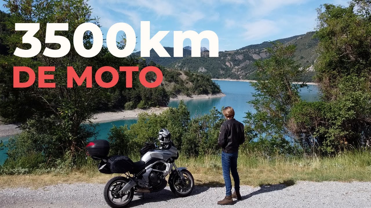20 JOURS à travers la France à MOTO (3 500 km)